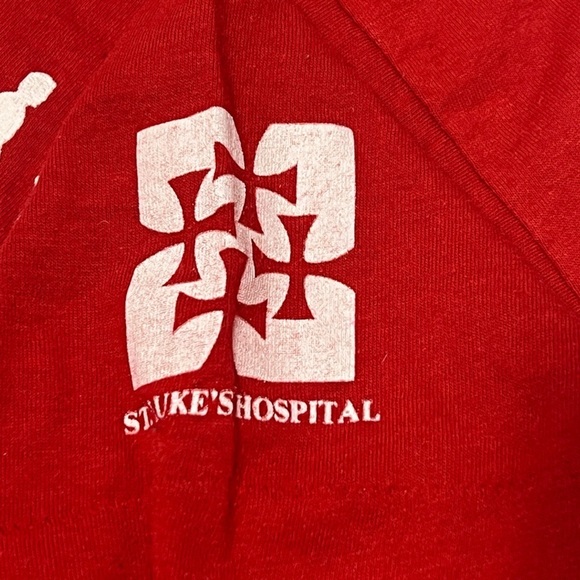 Vintage Single Stitch Walk & Run 1980s Screen Stars Tshirt Large - Picture 3 of 5